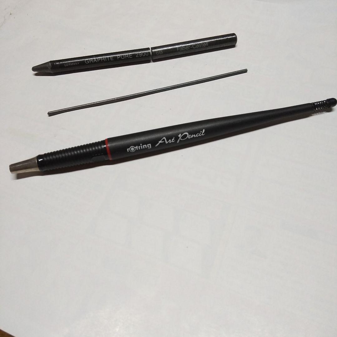 ロットリング 芯ホルダー アートペンシル 希少 コンテ6B