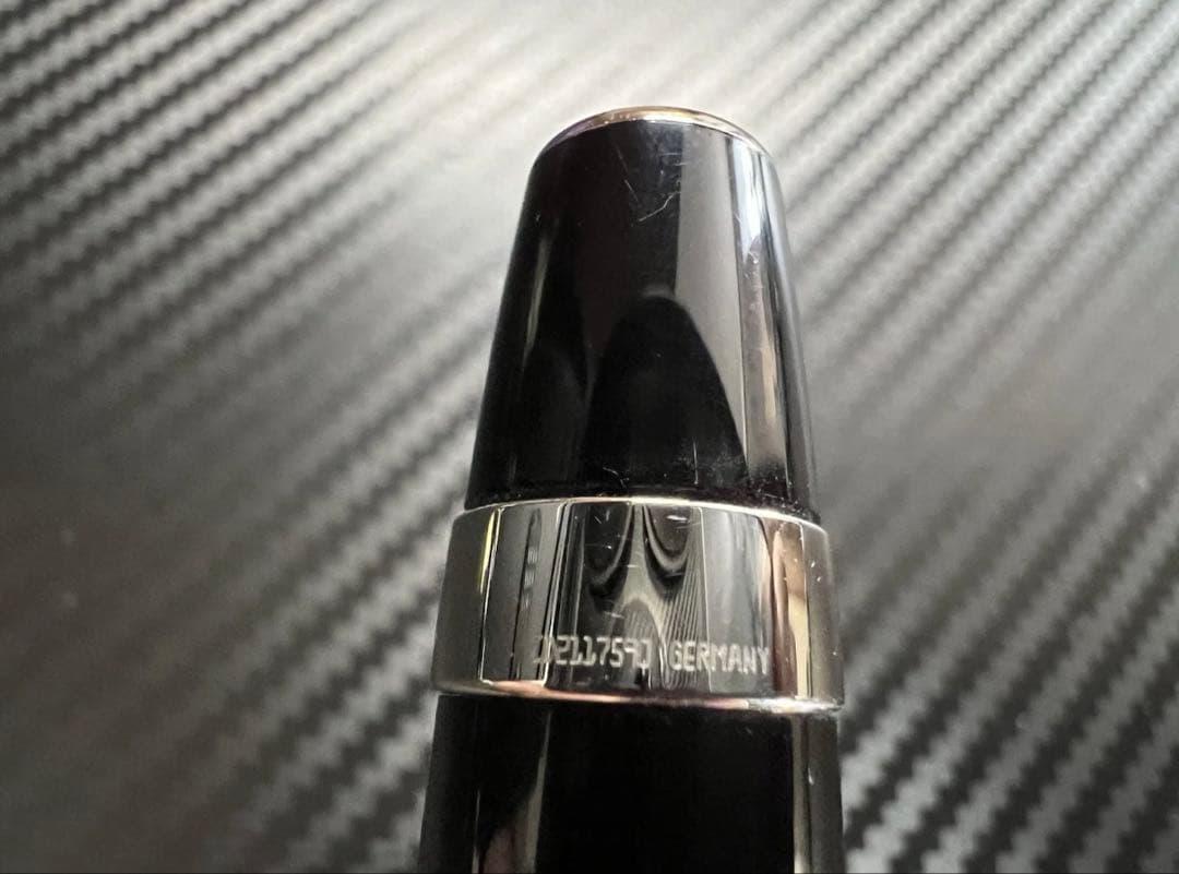 極美品 モンブラン ボエム ブルー ボールペン プラチナライン