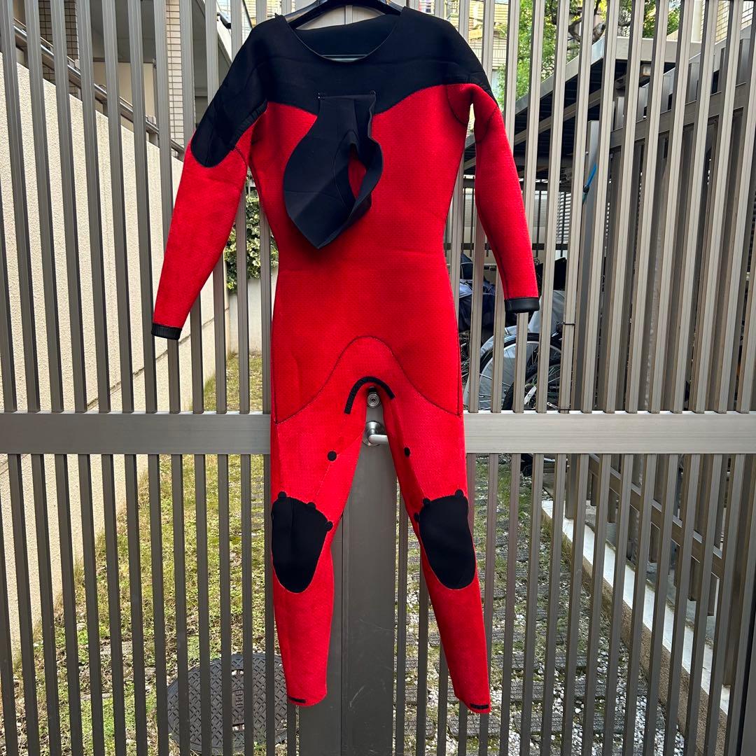 buddyウェットスーツ セミドライスーツ ブラック/オリーブ