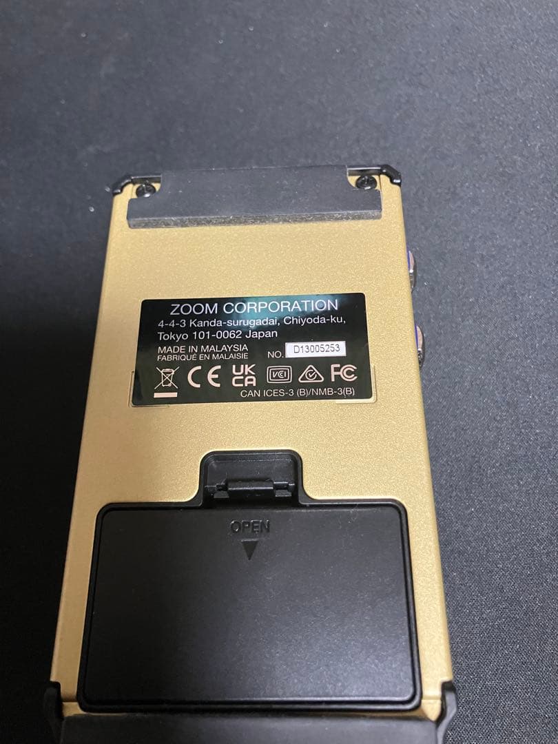 ZOOM MS-80IR+ マルチエフェクター　　nano block付き