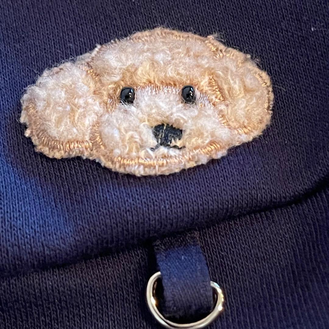 みみさま【DENIM ROSE】小型犬用プードルワッペンパーカー＋お揃いパーカー