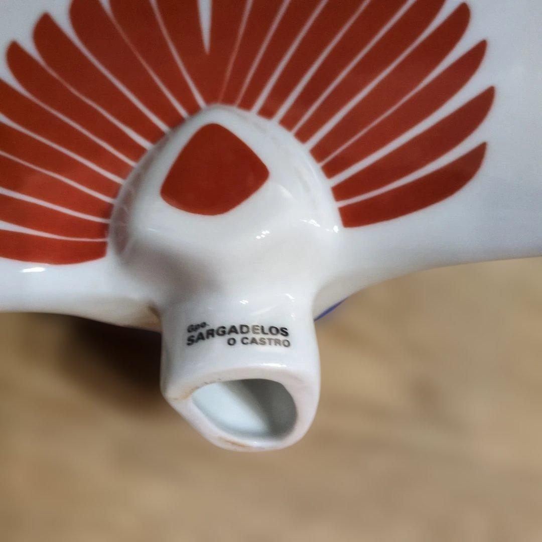 ◯サルガデロス　陶器製　孔雀　置物オブジェ