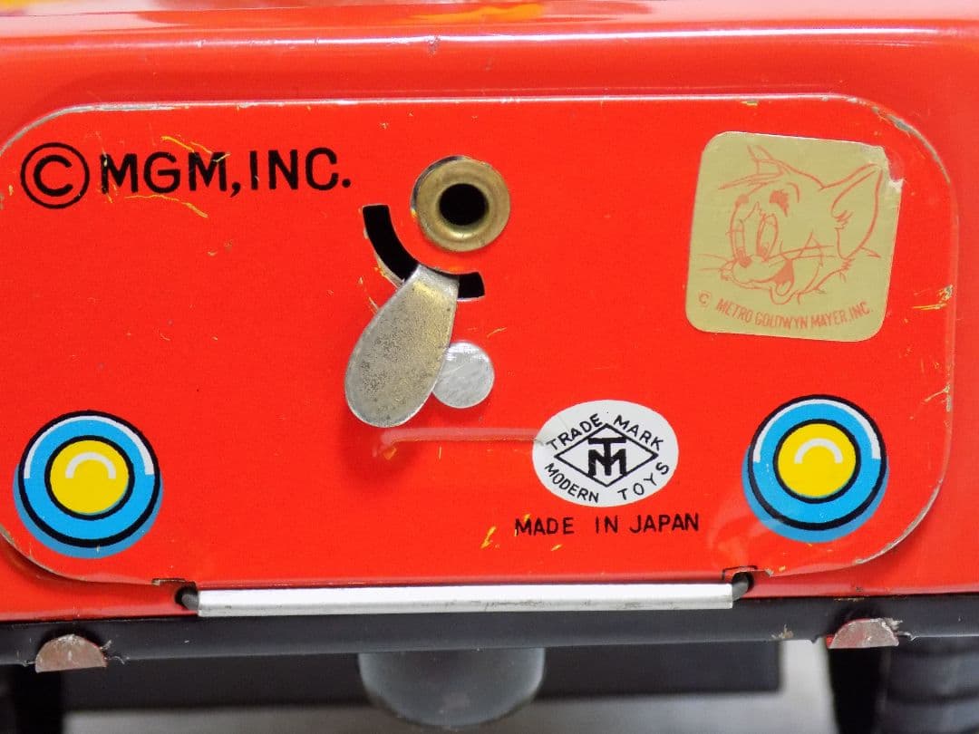 ブリキモダントーイ電動【TOM and JERRY COMIC CAR】動作品