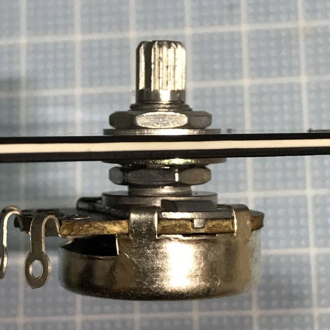 A250KΩ 39個 ポット コンデンサー 予備 ナット付 24mm 250k