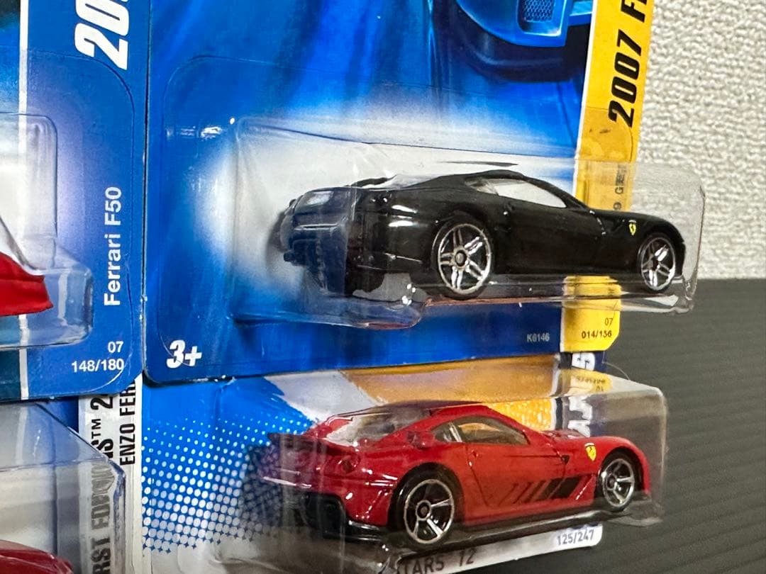 ホットウィール 599 xx 599 GTB F50 エンツォ 4台セット