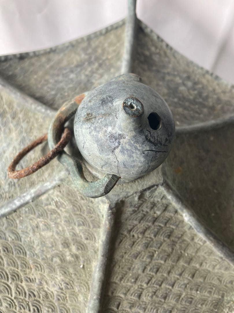 燈籠，古銅製，古董，時代物