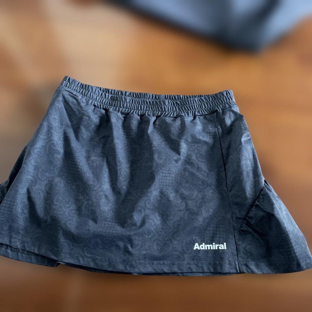 Admiral 新品スカート付きトップス LLサイズ ダークグレー　上下セット