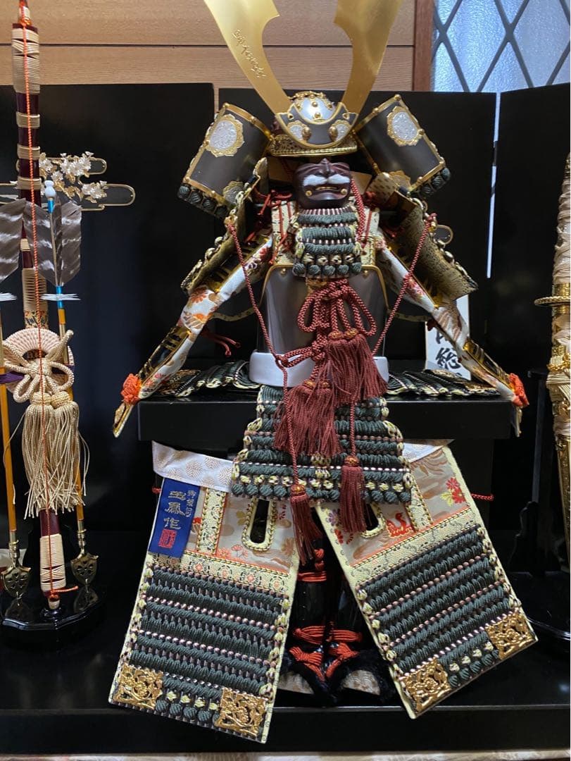 上原玉鳳　五月人形