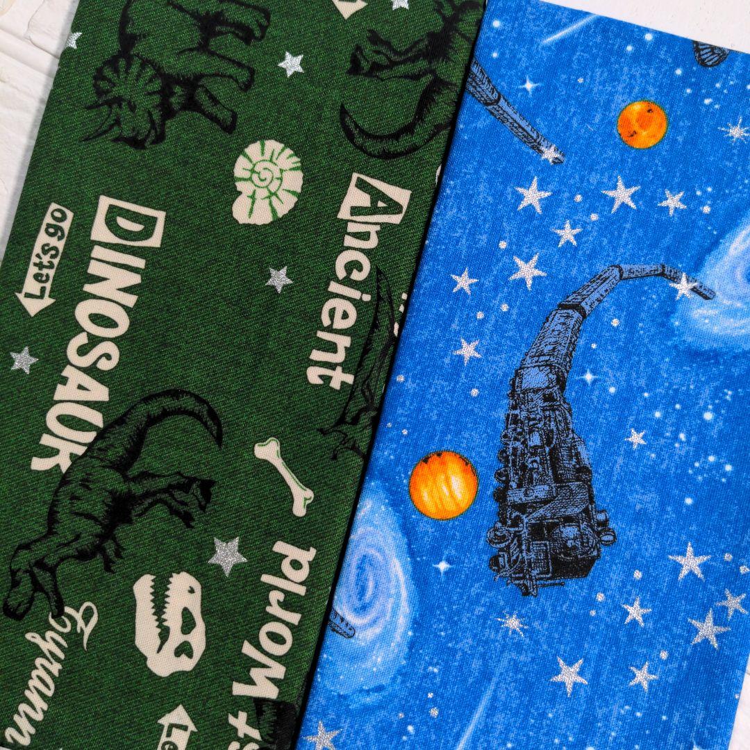 ☘️宇宙と機関車＆恐竜《ダイナソー》【２枚セット】☘️オックス☘️