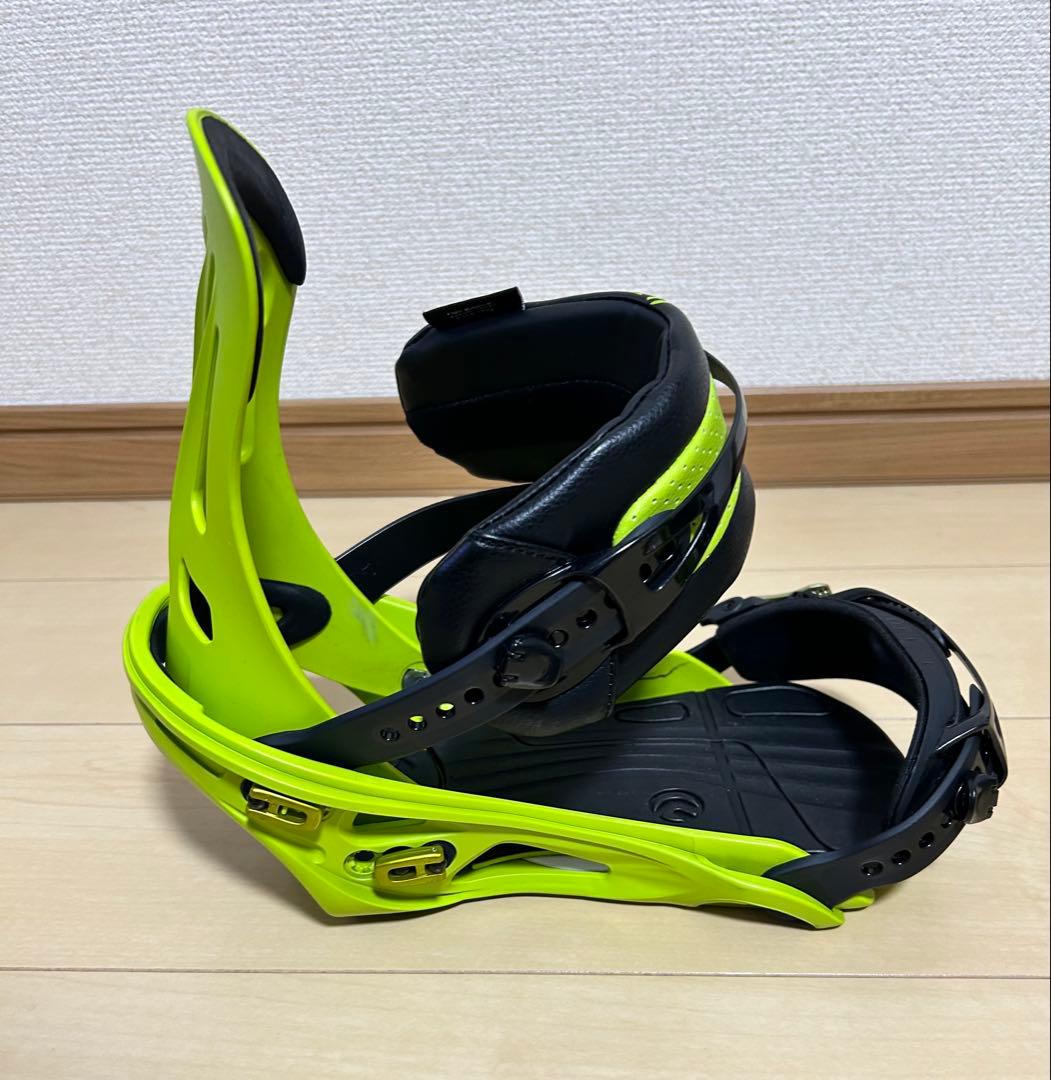 FLUX RL スノーボード ビンディング Mライムグリーン