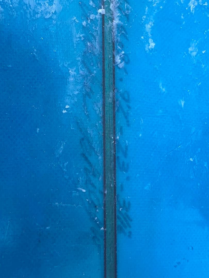 青 ロングボード シングルフィン　最終値引き