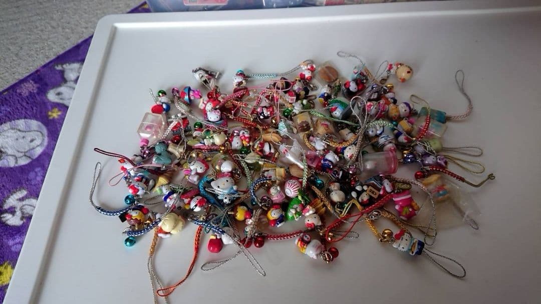 R*O様 ハローキティお守り型ストラップとキャラクター付きストラップセット150