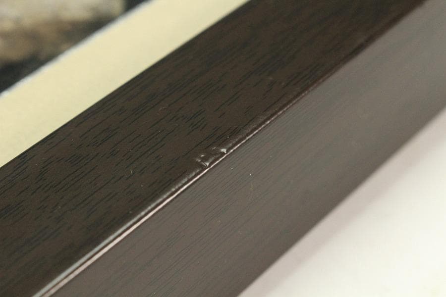 中国美術 古い コレクション 額 二件(K-LC752)