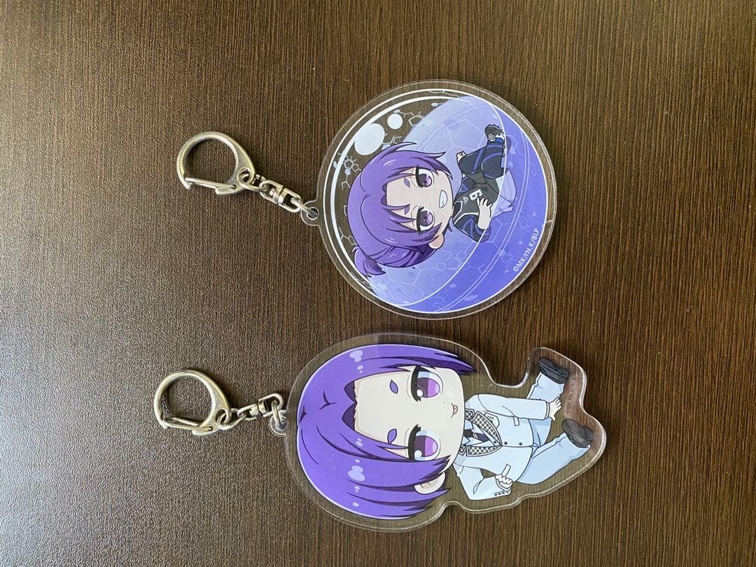 紫色キャラクター アクリルキーホルダーセット ブルーロックメイン