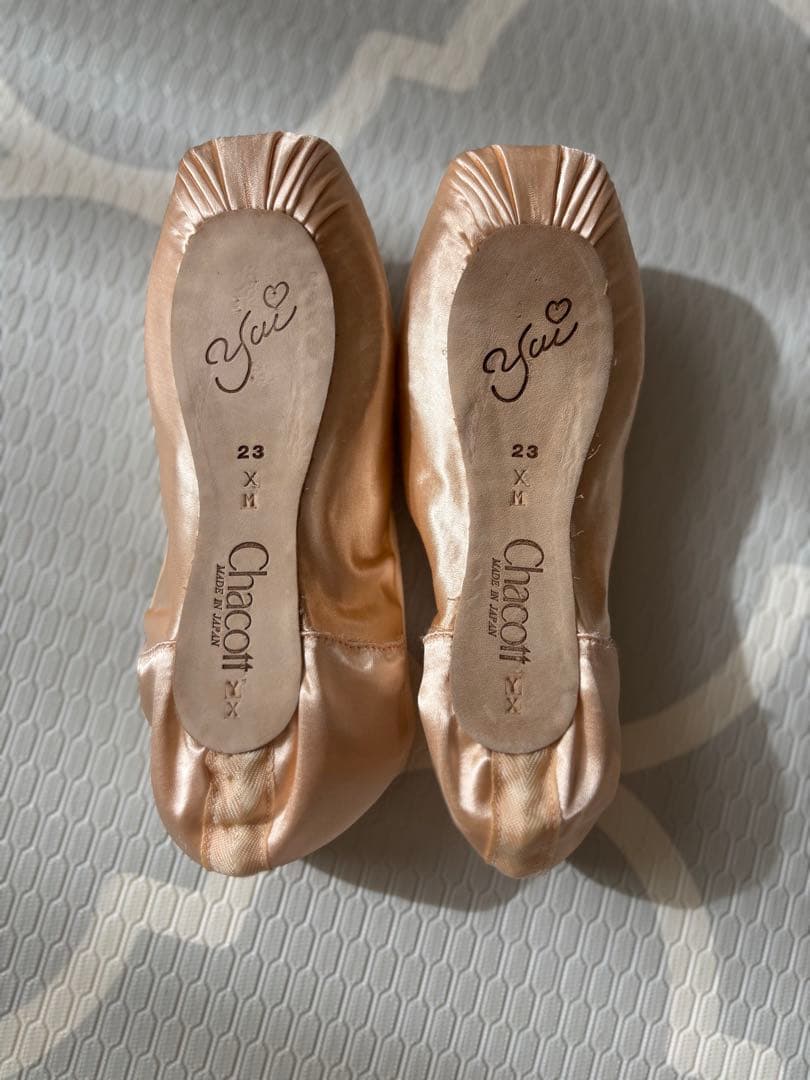 Chacott Yui トゥシューズ 23cm ピンク