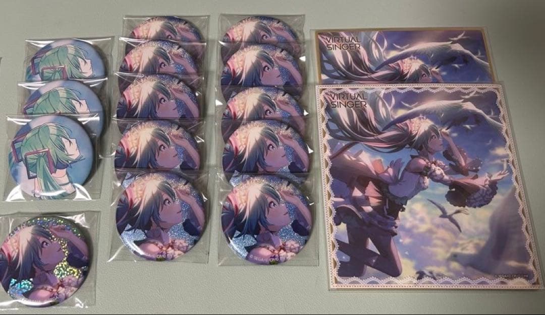 プロセカ グリッター缶バッジ 3B 特典 初音ミク