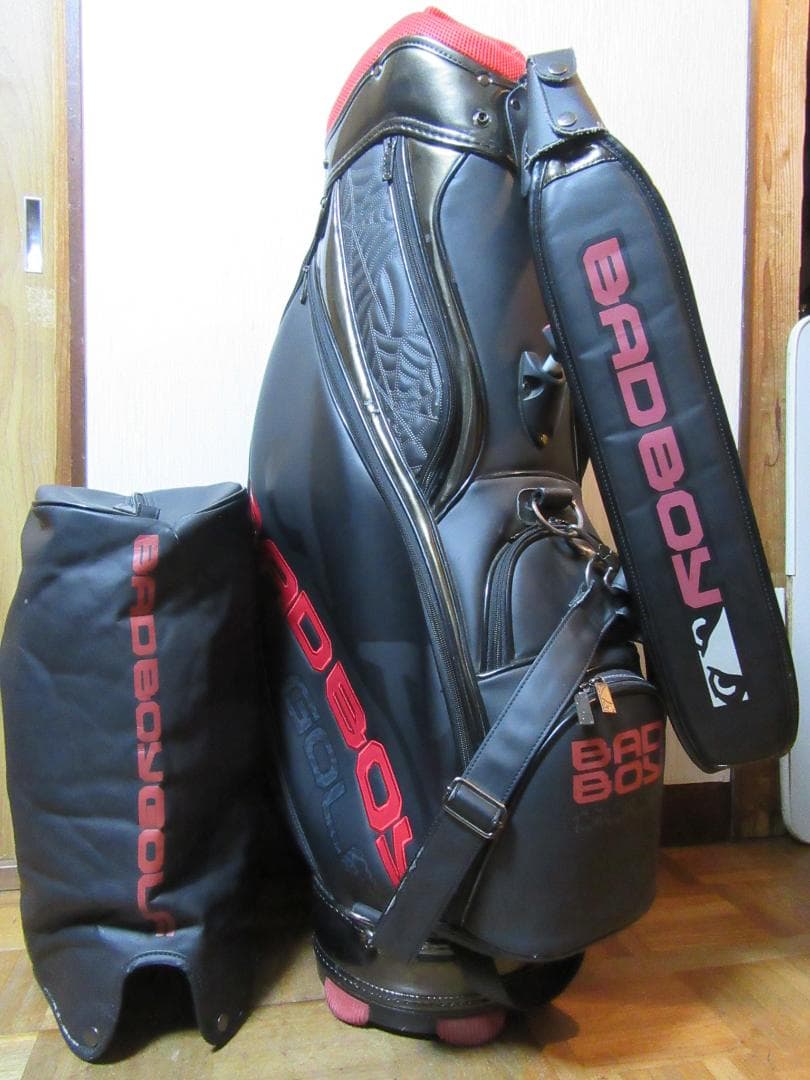 ★☆★希少★BADBOY GOLF★3点式ゴルフバック★黒★☆★