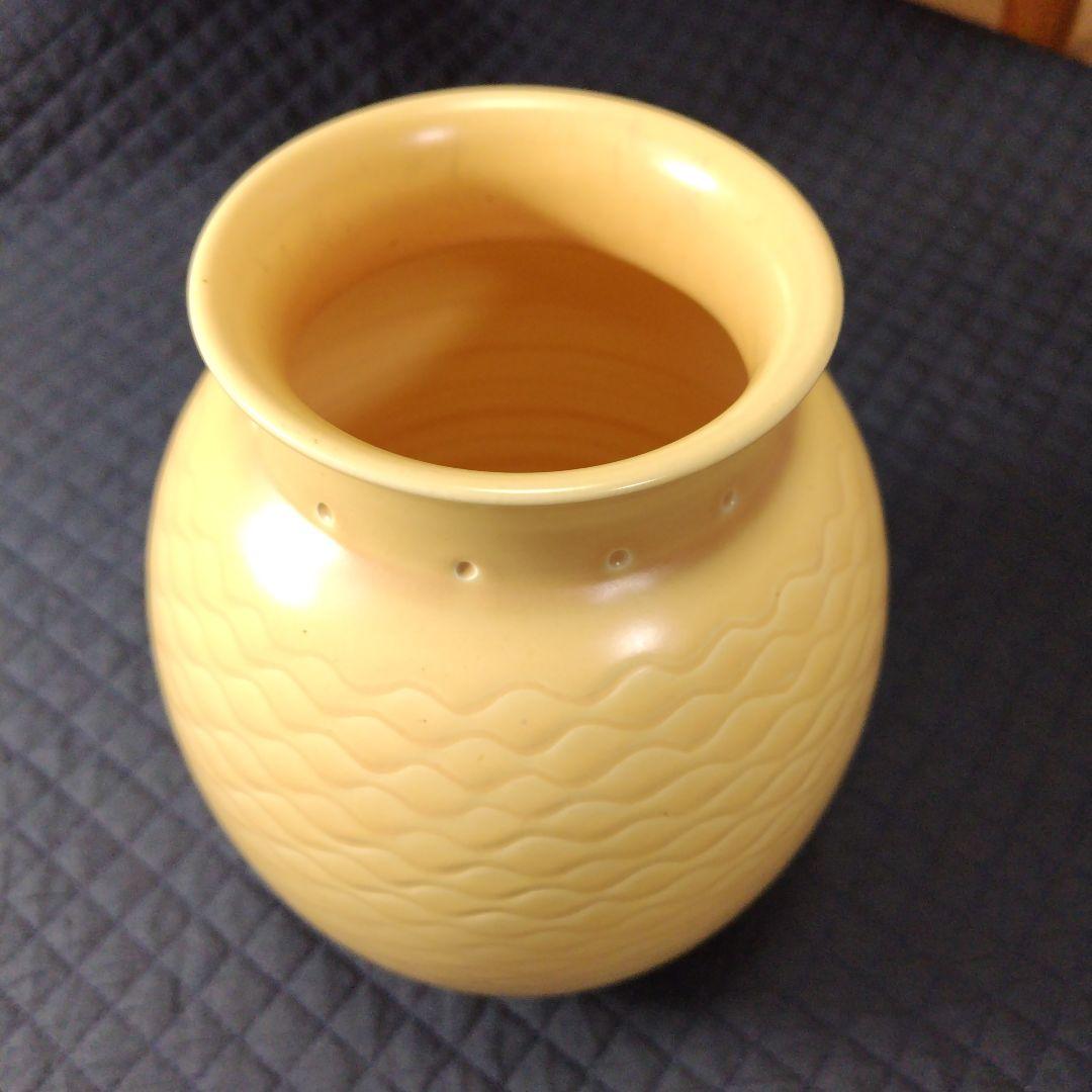 スージークーパー、アールデコ、マスタードカラーの花瓶、超レアー、超美品！