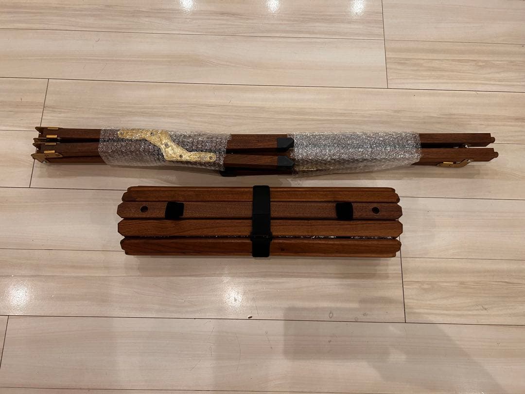 【室内で一度設営】NORAsテーブル typeA 1100 銅金具　純正ケース付