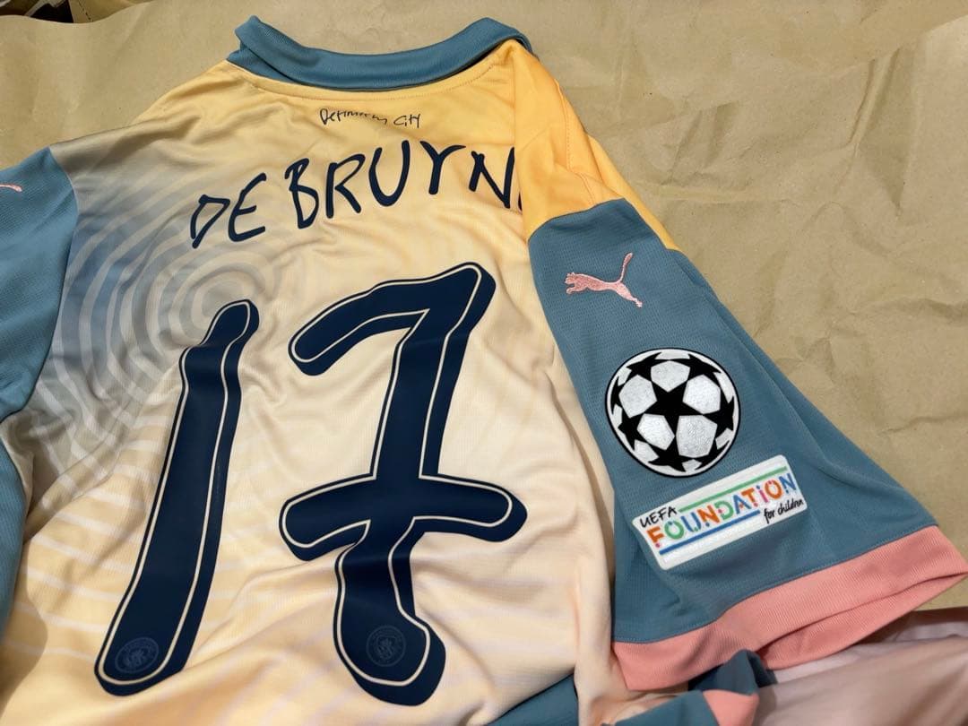 ケビン デ ブライネ マンチェスター・シティ 4thユニフォーム