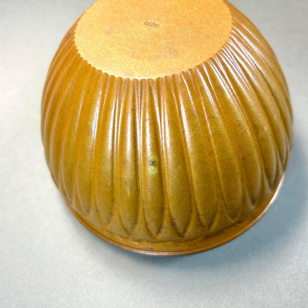 建水　『中川浄益　而妙斎書付』　モール　菊彫建水　お茶道具　書付箱　共箱　工芸品