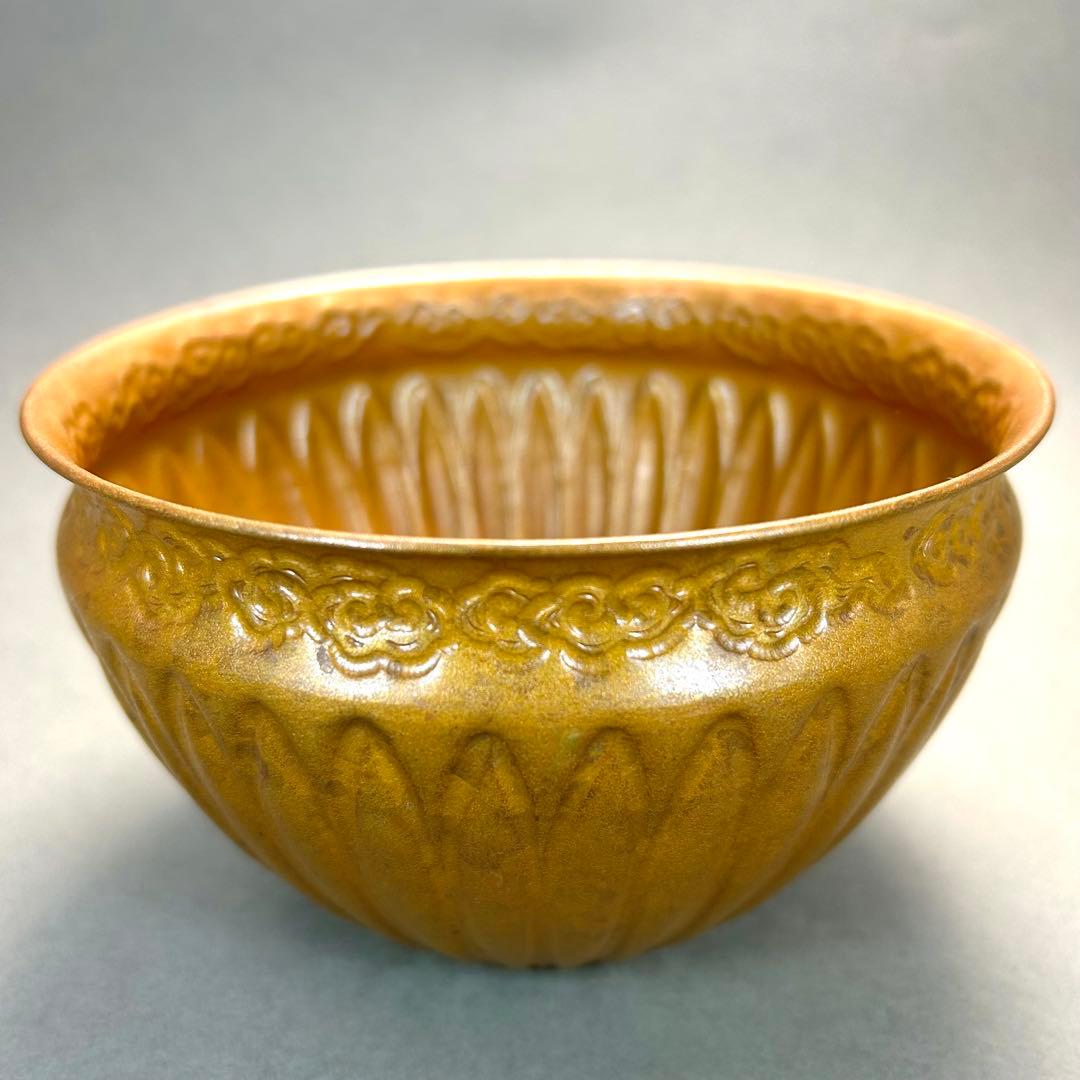 建水　『中川浄益　而妙斎書付』　モール　菊彫建水　お茶道具　書付箱　共箱　工芸品