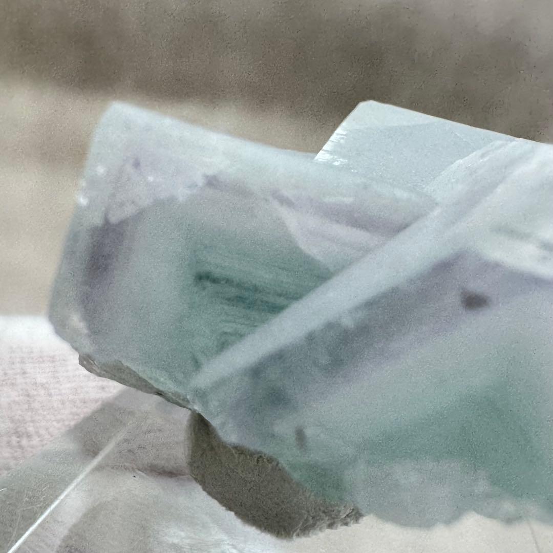 【D154】ポーセリンフローライト ヤオガンシャン 原石 鉱物 標本