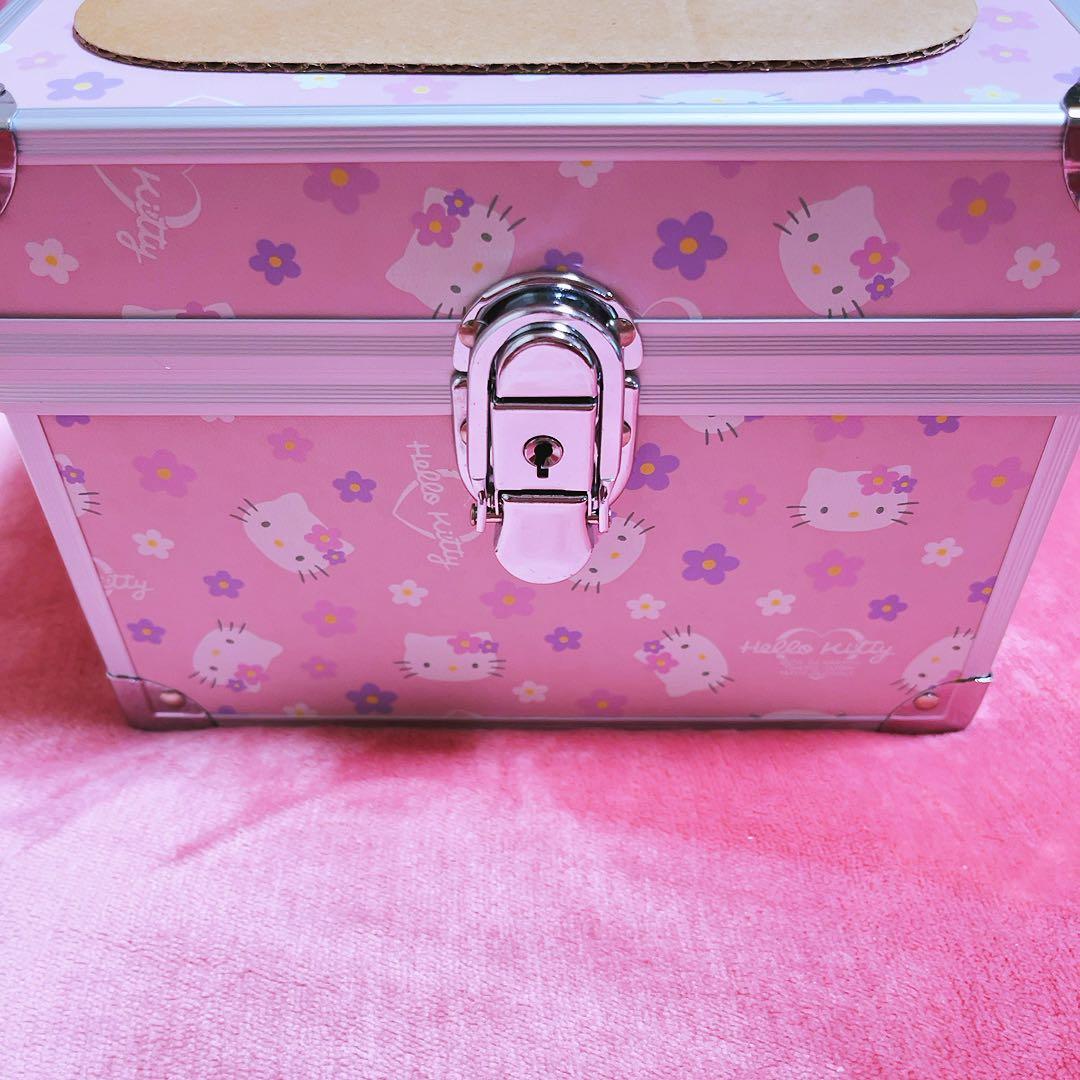 希少レア　ハローキティ　コスメケース　バニティ　ミラー付き　平成レトロ　サンリオ