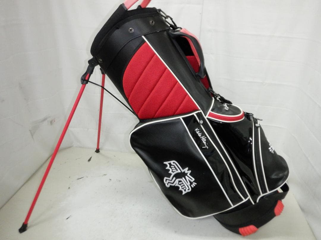 Keith Haring★キースへリング★完売品★9.0型★良品★スタンド★BK