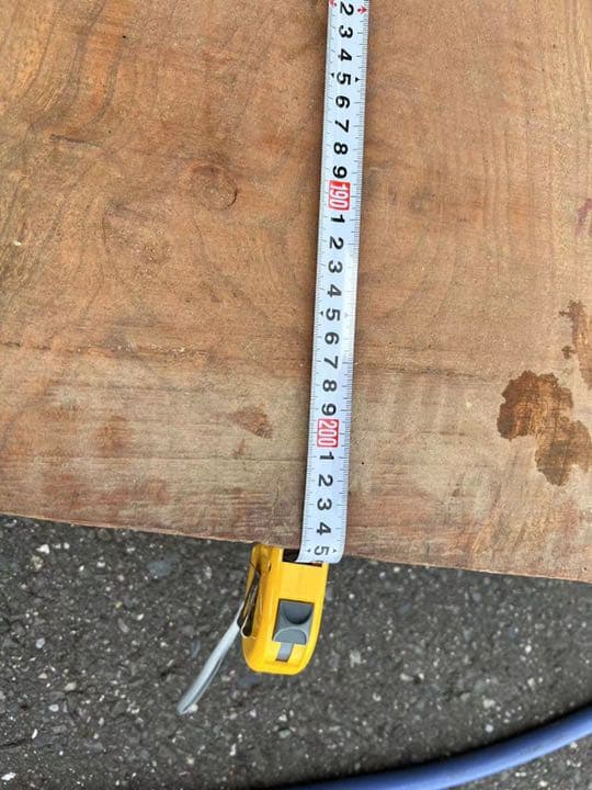 貴重品ケヤキの板