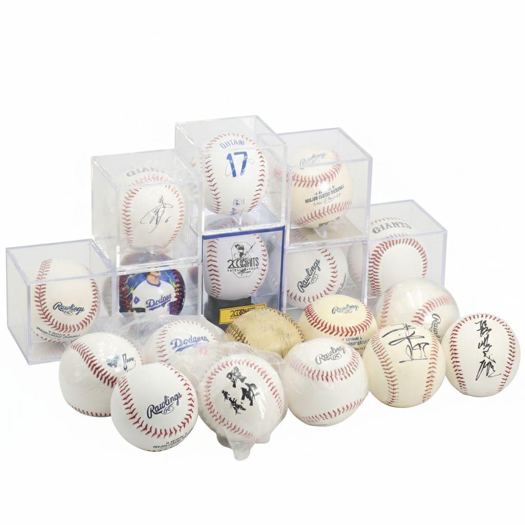 野球 記念球 まとめて 大谷翔平 ドジャース サインボール　SB1024