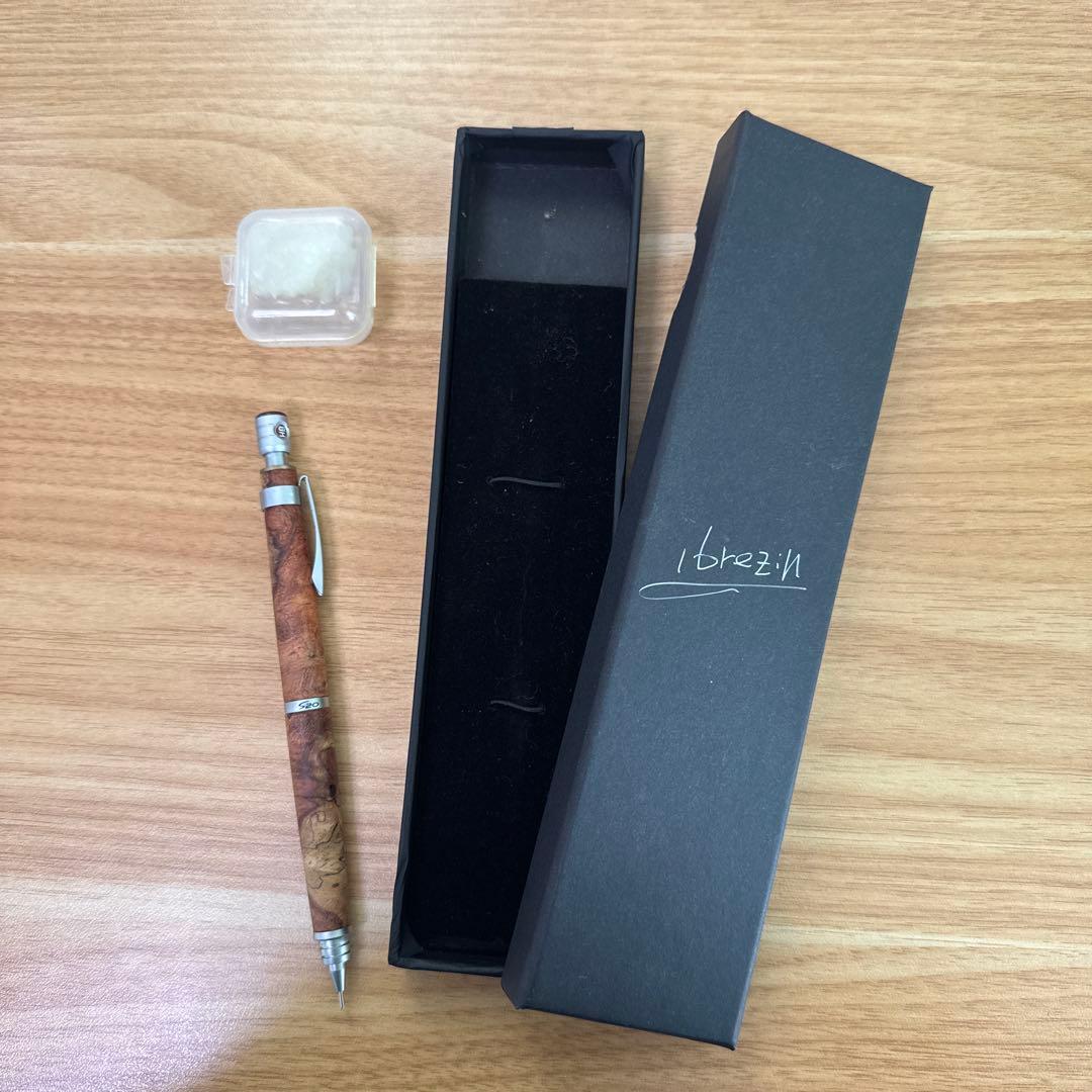 S20 紅白花梨 木軸 シャーペン