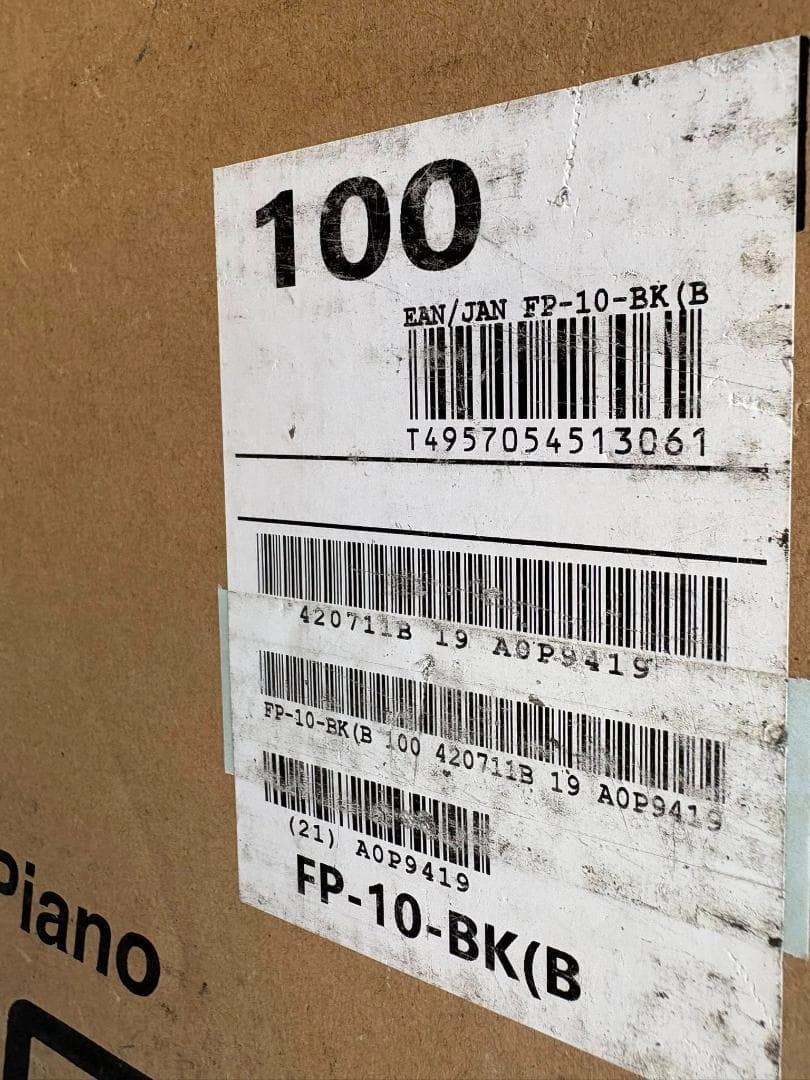 美品　Roland FP-10-BK(B) デジタルピアノ
