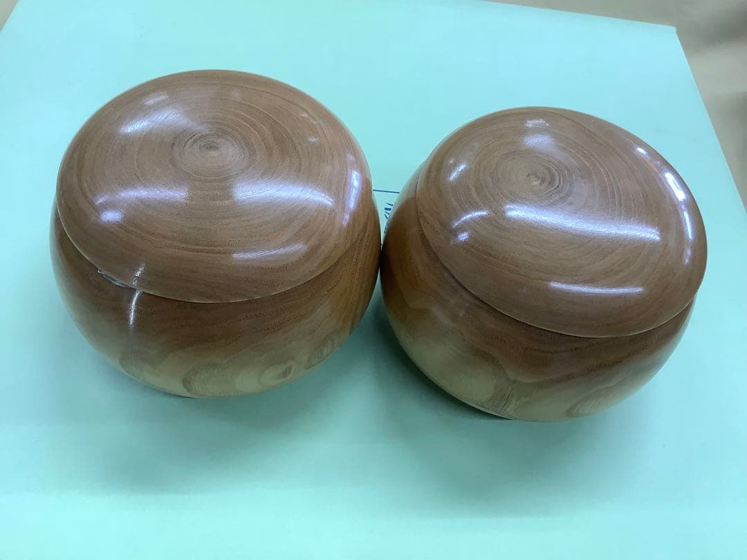 卓上碁盤、本蛤碁石、碁笥　囲碁セット