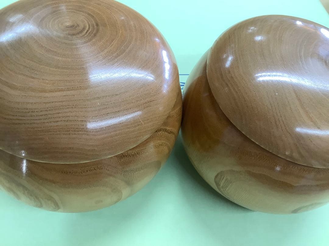 卓上碁盤、本蛤碁石、碁笥　囲碁セット