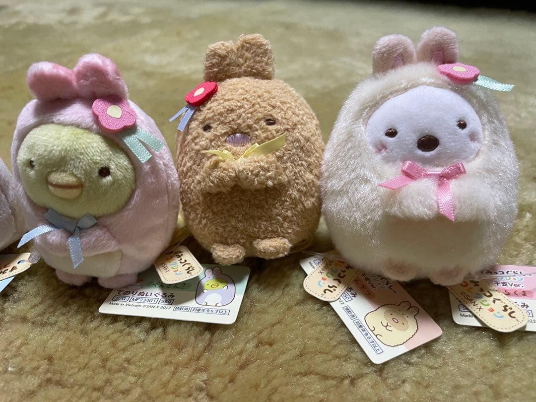 新品　未使用　すみっコぐらし　てのりぬいぐるみ　うさぎ　お正月 干支