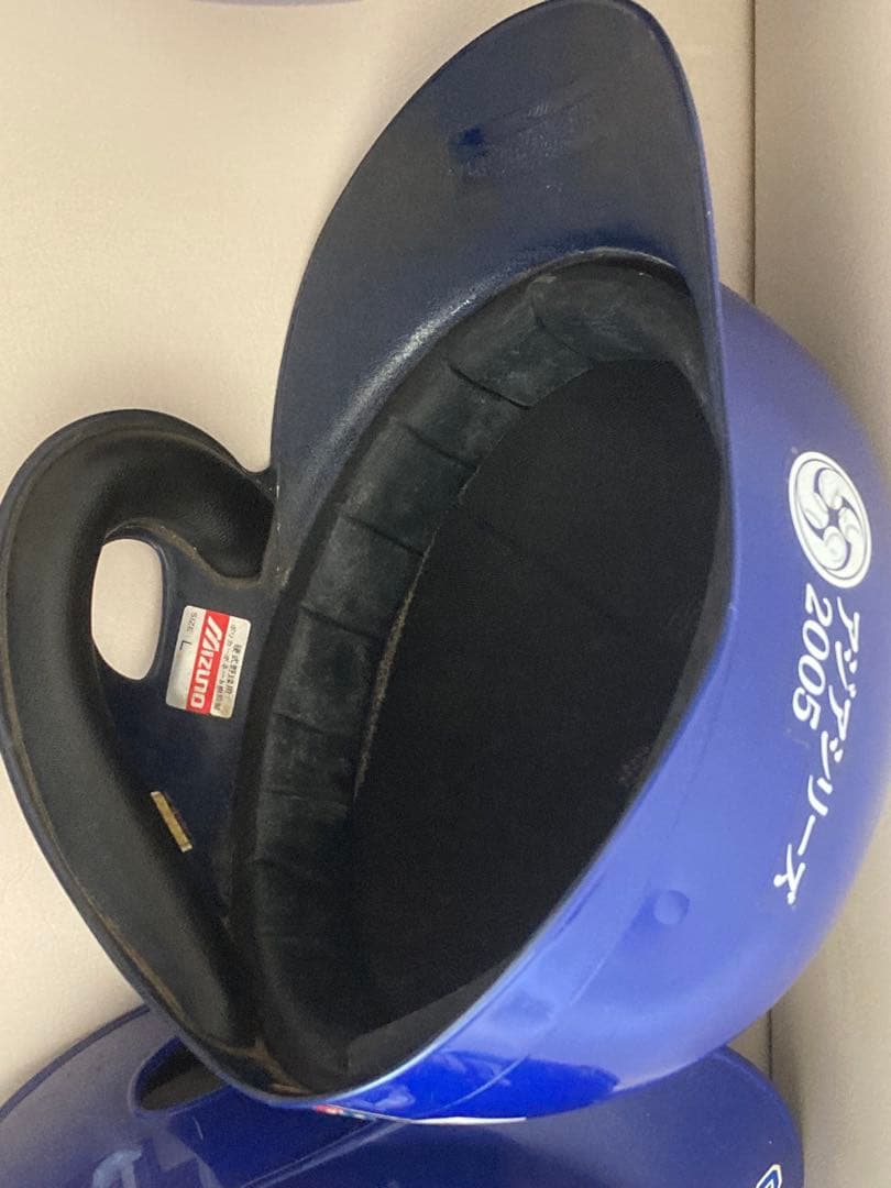 中日ドラゴンズ 2005実使用 球団支給ヘルメット 瀬間仲ノルベルト 65