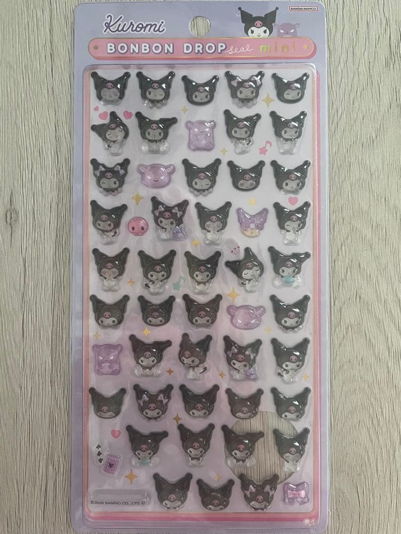 サンリオ ボンボンドロップシールmini 5枚セット