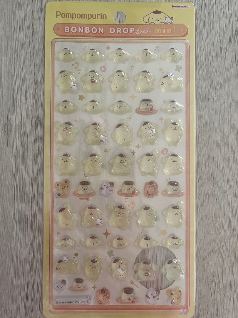 サンリオ ボンボンドロップシールmini 5枚セット