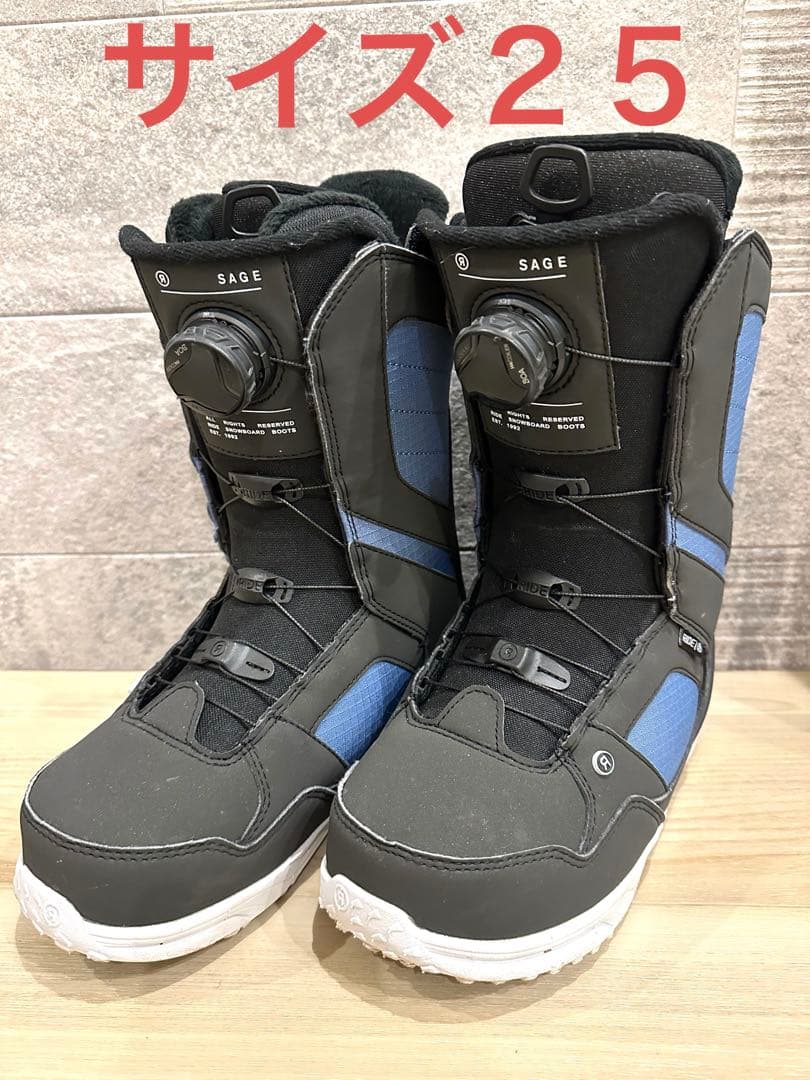 Amu04 様　RIDE ビンディング&ブーツsize25 セット