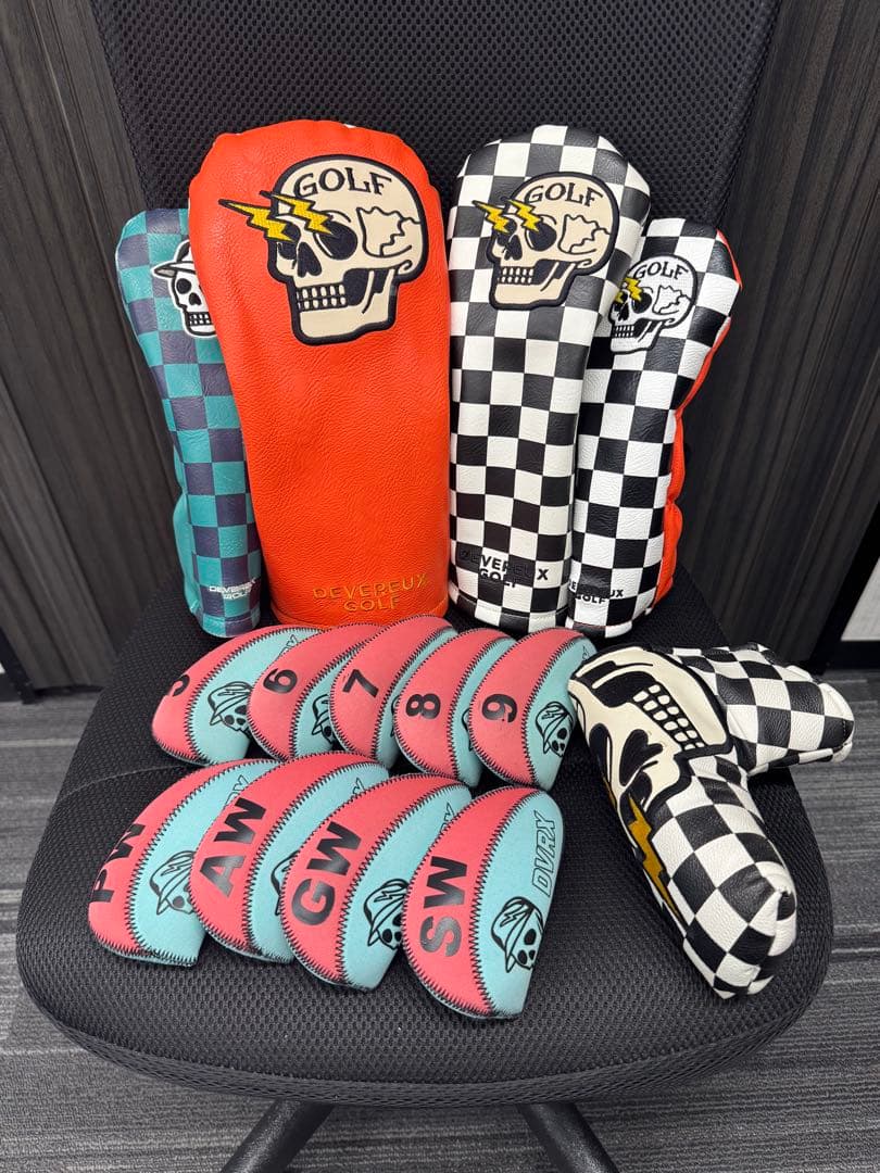 DEVEREUX GOLF デヴァローゴルフ　キャディバッグ　ヘッドカバーセット