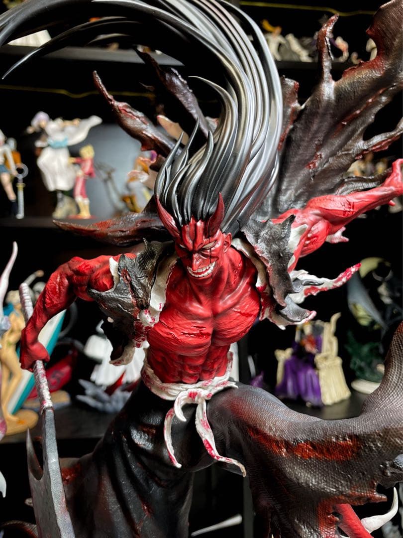 BLEACH 黒衣少年図 更木剣八 ガレージキット ガレキ スタチュー⑧