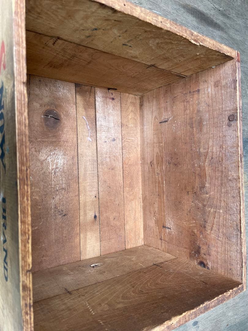 雪印バター　木箱