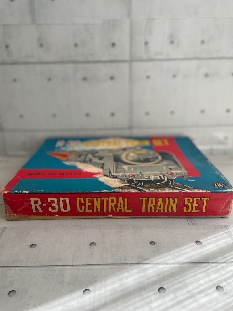 R-30 CENTRAL TRAIN SET日本製マスダヤオールブリキゼンマイ駆