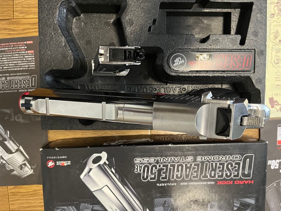 DESERT EAGLE 50AE ガスガン クローム