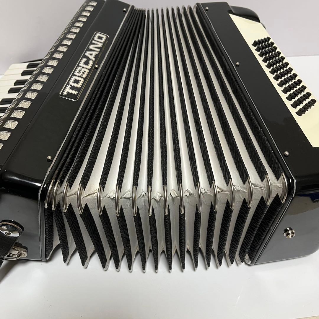 TOSCANO アコーディオン 34鍵盤 トスカーノ ブラック