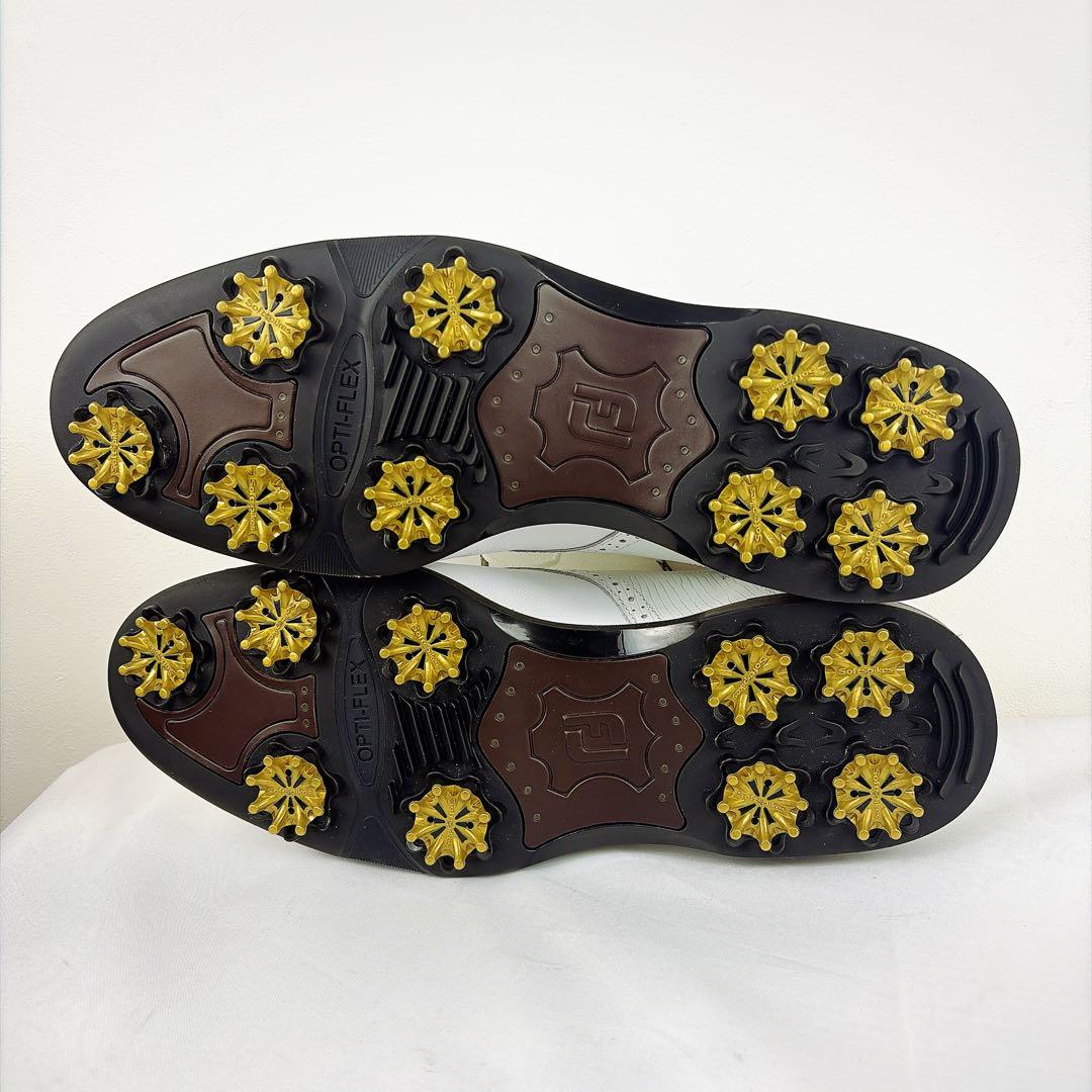 新品　FOOT JOY ICON BLACK ゴルフシューズ　最高級ライン　白