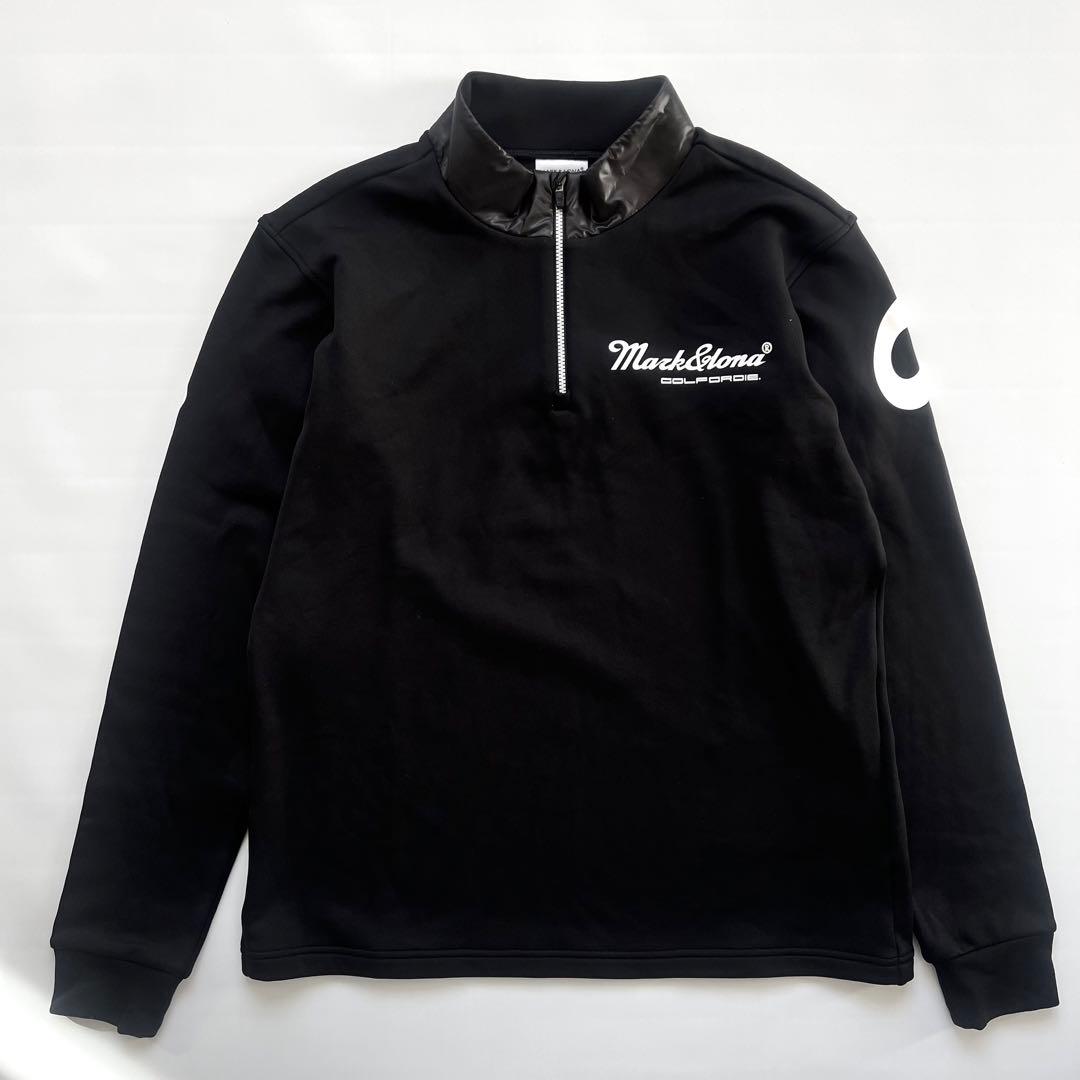 MARK&LONA マークアンドロナ　ハーフジップ 裏起毛　長袖シャツ　46