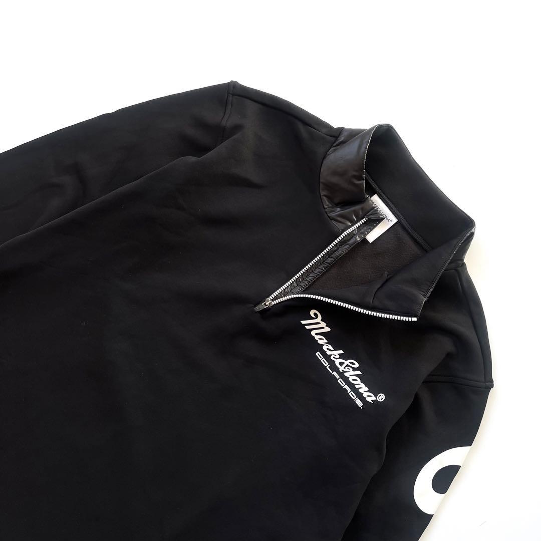 MARK&LONA マークアンドロナ　ハーフジップ 裏起毛　長袖シャツ　46