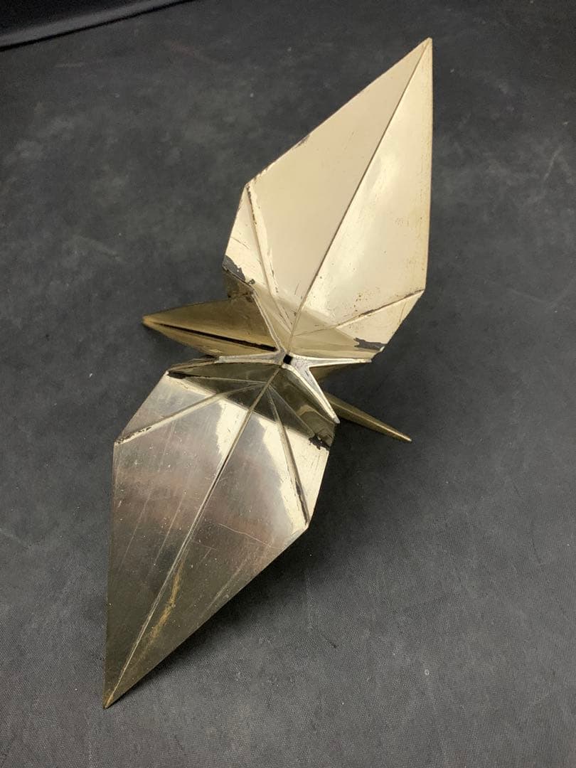 平安　昌美造　折鶴置物　約147g